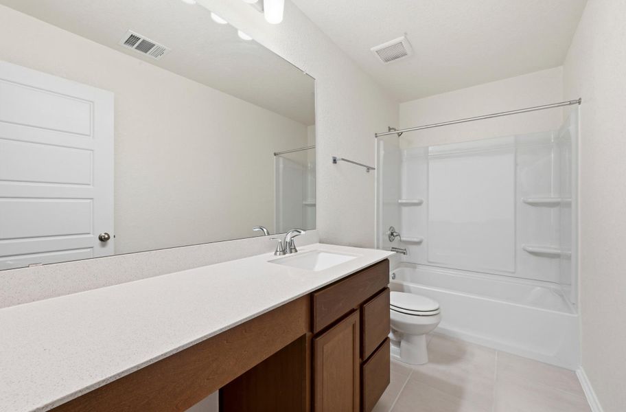 Furnished interior view inside a new home in Stoney Chase, Del Valle (Image 10). Furnished interior view inside a new home in Stoney Chase, Del Valle (Image 10).