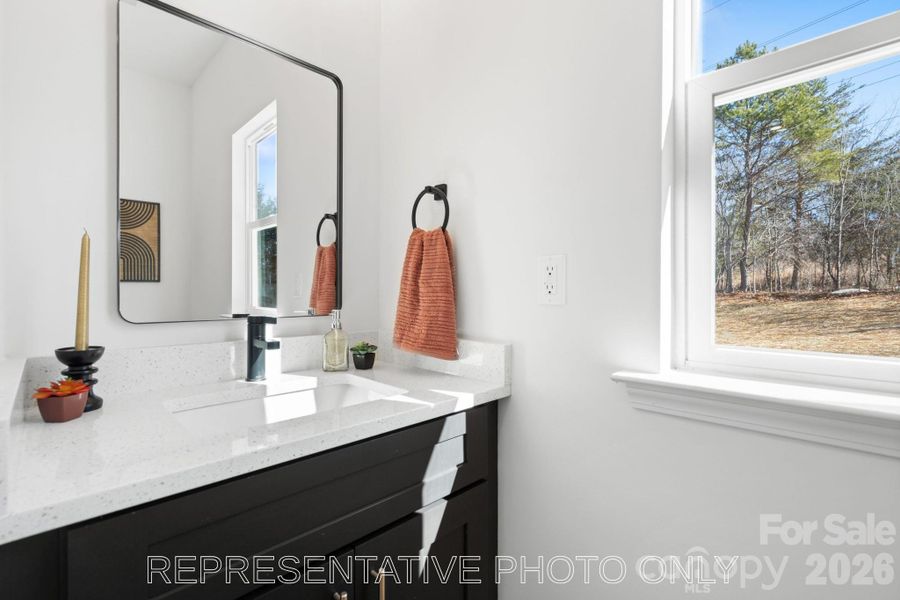 Half-bath on Main|*actual finishes, structural selections, and orientation may vary