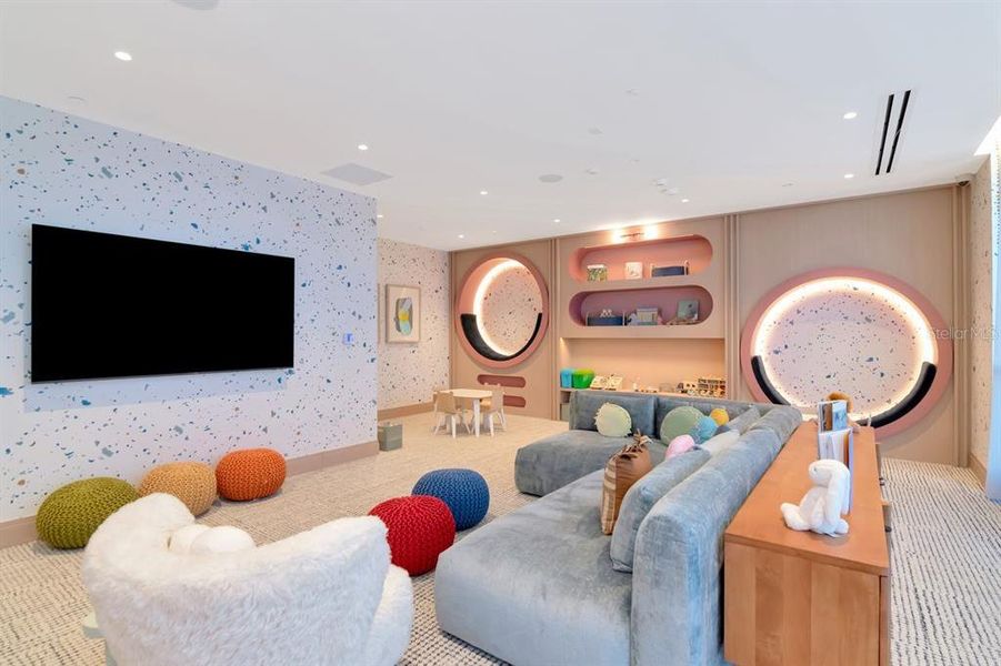 Furnished interior view inside a new home in , Tampa (Image 46).