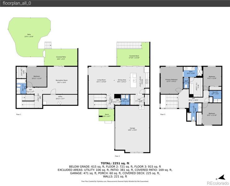 2D floor plan layout of this home in Wild Oak at The Canyons, Castle Pines, CO (Image 3). 2D floor plan layout of this home in Wild Oak at The Canyons, Castle Pines, CO (Image 3).