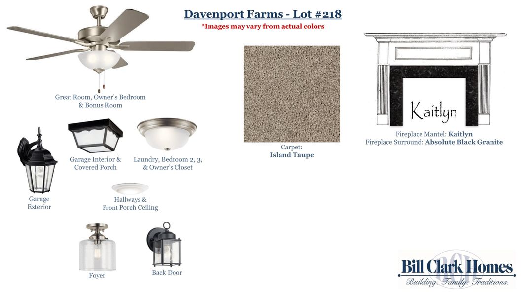 Sample of building materials used in homes in Davenport Farms, Winterville (Image 5).