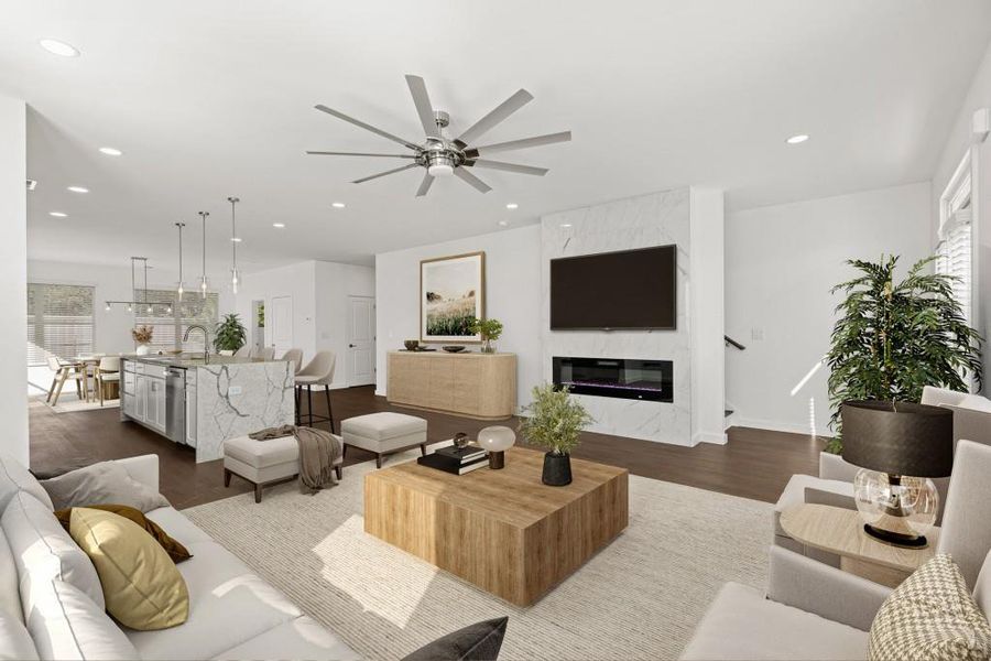 Furnished interior view inside a new home in , Decatur (Image 27). Furnished interior view inside a new home in , Decatur (Image 27).