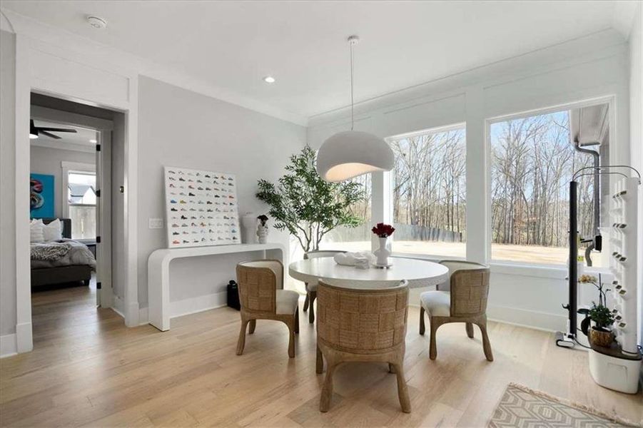 Furnished interior view inside a new home in , Hoschton (Image 30).