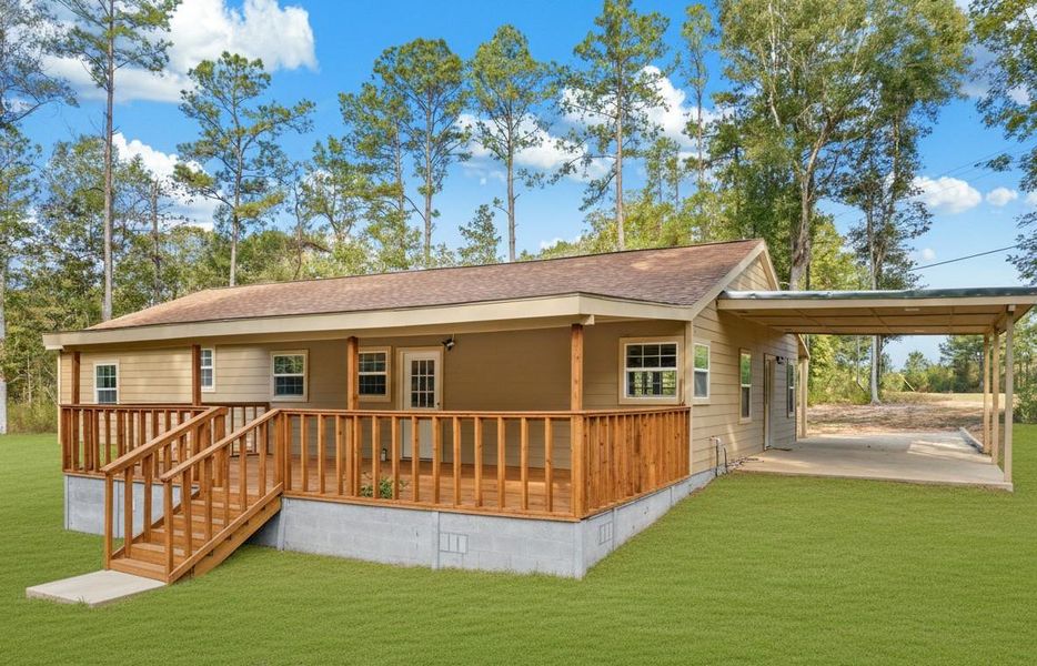 Exterior details and patio area of a home in , Jasper (Image 15).