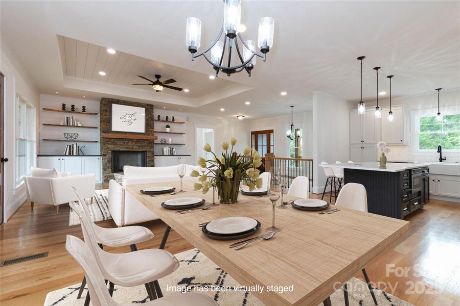 Living/Dining Room - Virtually Staged Living/Dining Room - Virtually Staged