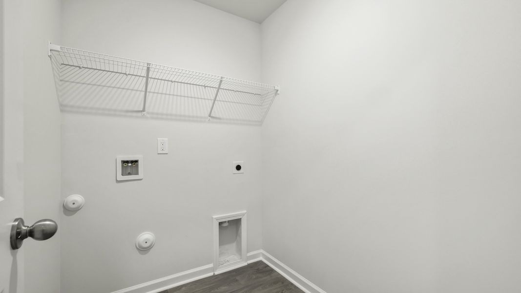 Representative unfurnished interior of a home built from the Manning by D.R. Horton in Chandler Pointe, Rural Hall (Image 11).