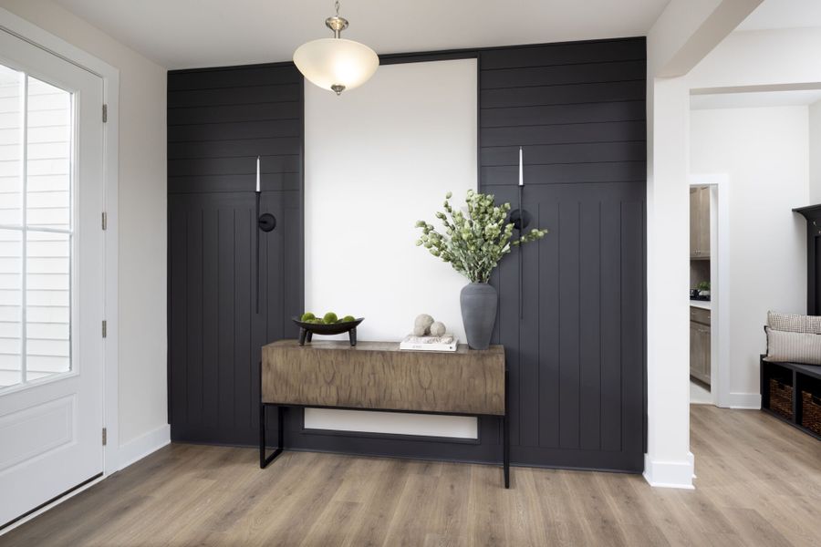 Representative furnished interior of a home built from the Allegheny by Mattamy Homes in Fox Field Farms, Broadway (Image 7).