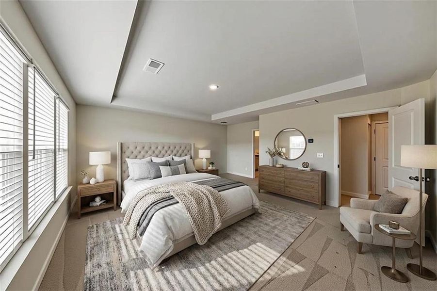 Furnished interior view inside a new home in Conner Farm, Dawsonville (Image 19).