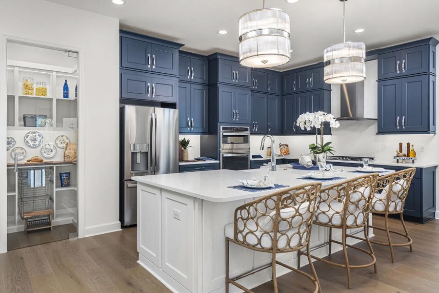 Representative furnished interior of a home built from the Sapphire by GL Homes in Valencia Ridge (55+), Wesley Chapel (Image 10).