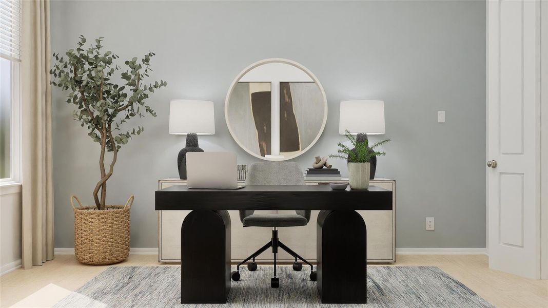 Furnished interior view inside a new home in Anniston, Katy (Image 10).