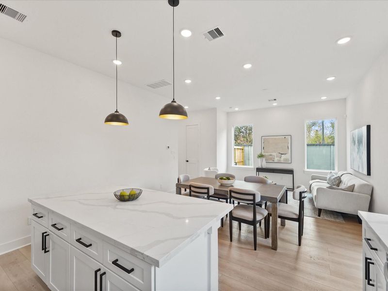Furnished interior view inside a new home in , Houston (Image 15).