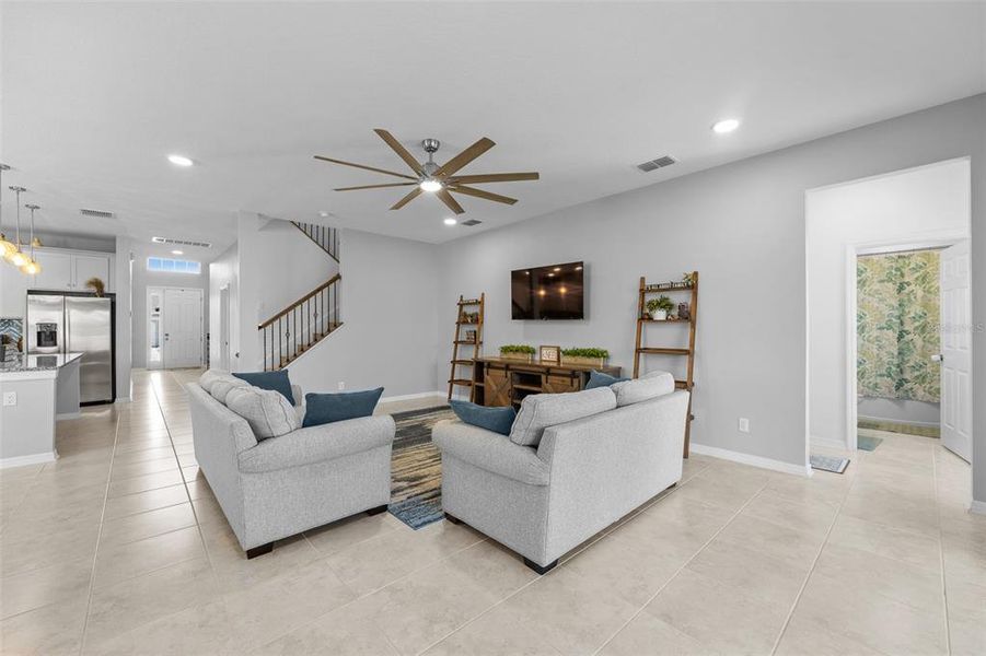 Furnished interior view inside a new home in Epperson, Wesley Chapel (Image 16). Furnished interior view inside a new home in Epperson, Wesley Chapel (Image 16).