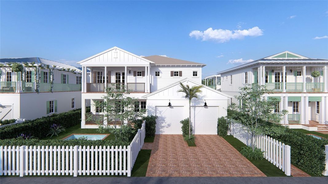 Exterior details and patio area of a home in , Delray Beach (Image 8).