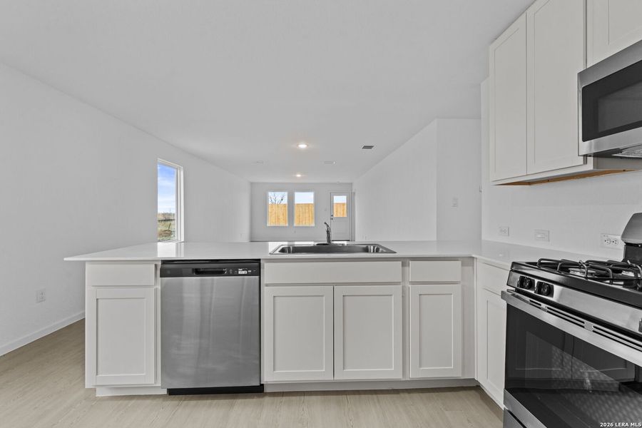 Furnished interior view inside a new home in Randolph Crossing, Converse (Image 8).