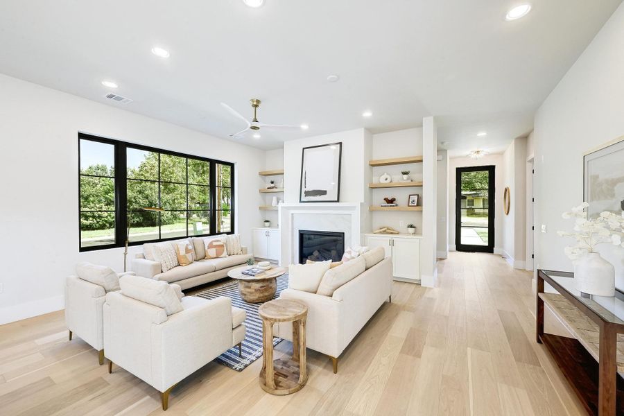 Furnished interior view inside a new home in , Austin (Image 12).