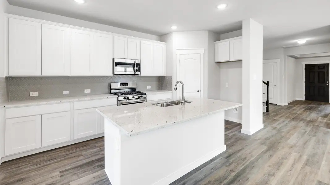 Representative furnished interior of a home built from the Meyerson by Brightland Homes in Cielo, Conroe (Image 6). Representative furnished interior of a home built from the Meyerson by Brightland Homes in Cielo, Conroe (Image 6).