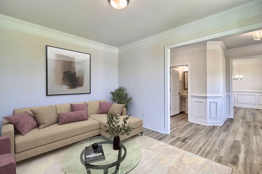 Representative furnished interior of a home built from the The Mia by Stanley Martin Homes in Parkers Summit, Greer (Image 12).