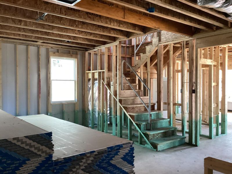 Spacious, unfurnished interior of a new home in The Cottages at Lariat, Liberty Hill (Image 15). Spacious, unfurnished interior of a new home in The Cottages at Lariat, Liberty Hill (Image 15).