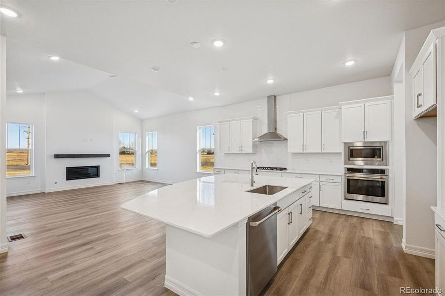 Furnished interior view inside a new home in Kitchel Lake, Timnath (Image 10).
