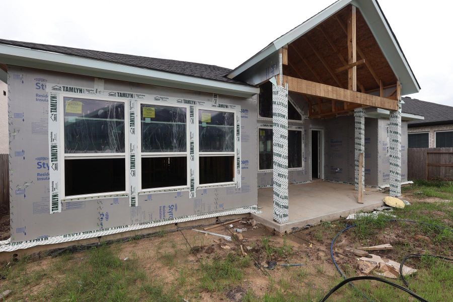 In-progress construction of a new home in Brookewater - Ascent Collection, Rosenberg, TX (Image 4).