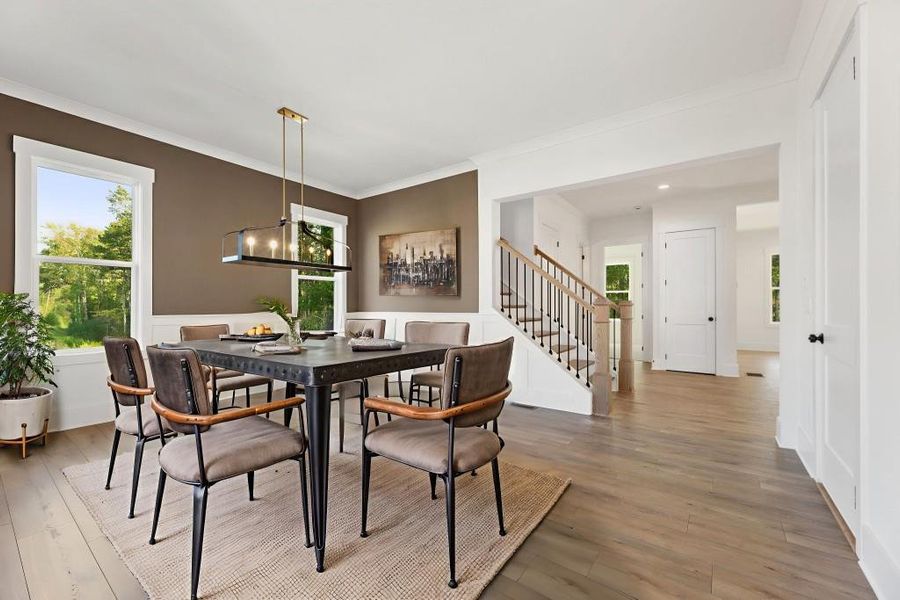 Furnished interior view inside a new home in Hillshire, Cumming (Image 8).