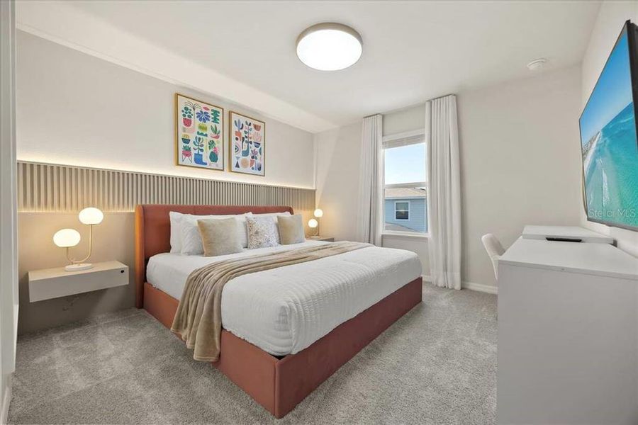 Furnished interior view inside a new home in , Clermont (Image 16).