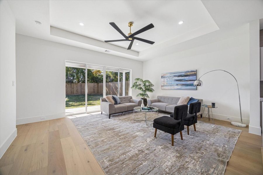 Furnished interior view inside a new home in , Houston (Image 16).