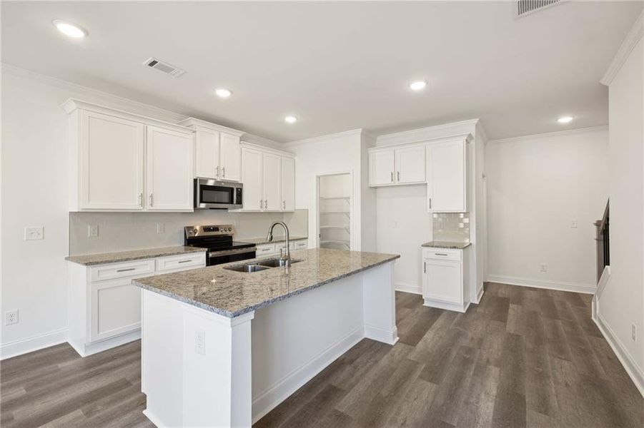 Furnished interior view inside a new home in Mulberry Summit, Flowery Branch (Image 5).