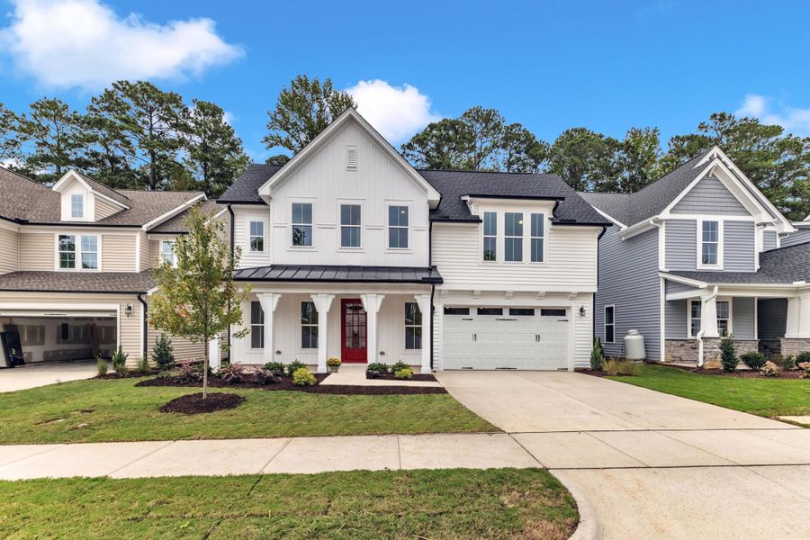Representative exterior photo of a completed home built from the The Highland by RobuckHomes in Baylee Ridge, Selma, NC (Image 34). Representative exterior photo of a completed home built from the The Highland by RobuckHomes in Baylee Ridge, Selma, NC (Image 34).