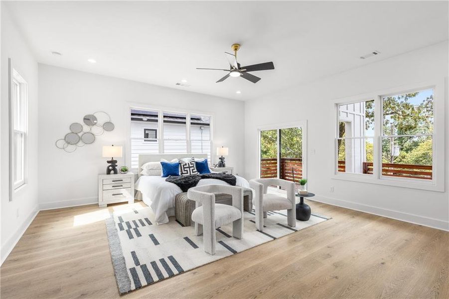 Furnished interior view inside a new home in , Atlanta (Image 7). Furnished interior view inside a new home in , Atlanta (Image 7).