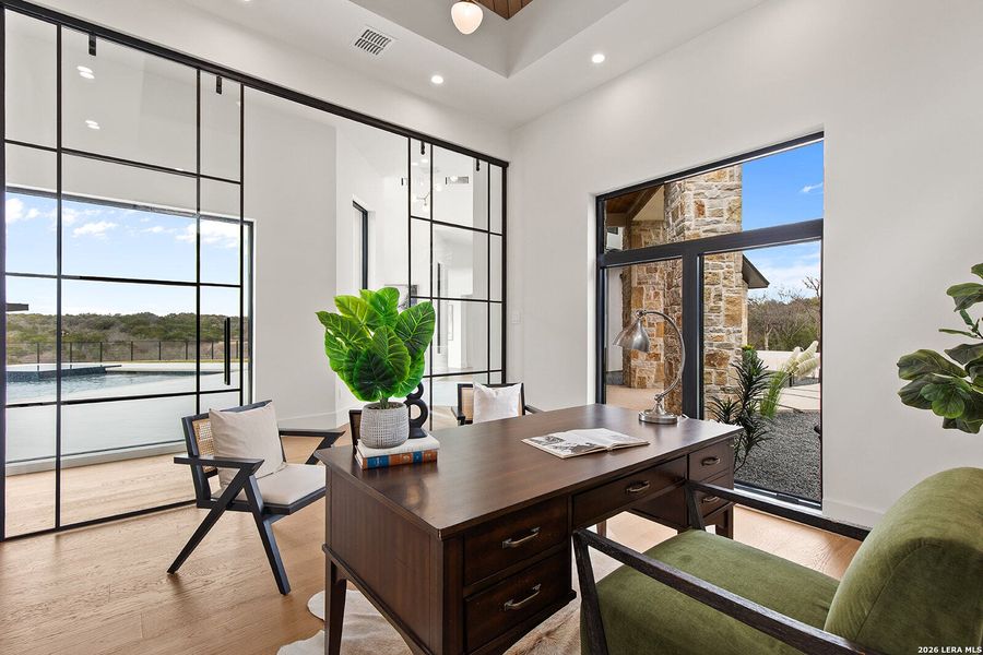 Furnished interior view inside a new home in , San Antonio (Image 11).