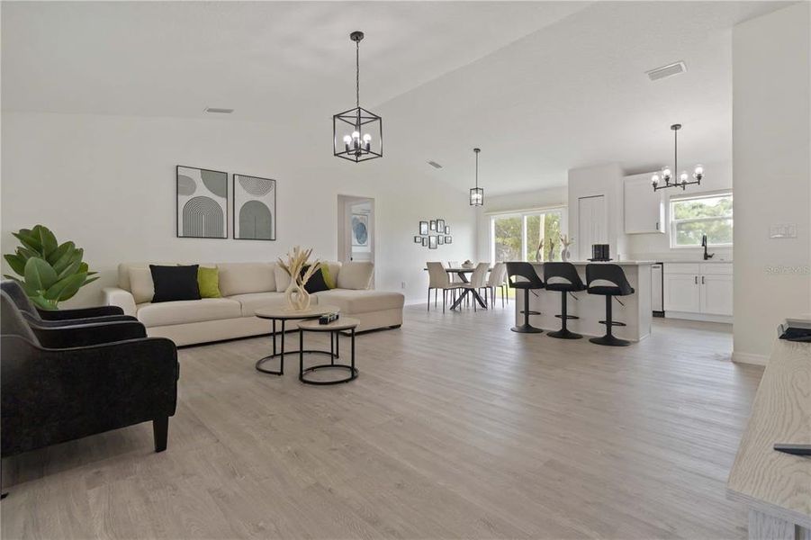 Furnished interior view inside a new home in , Palm Bay (Image 14).