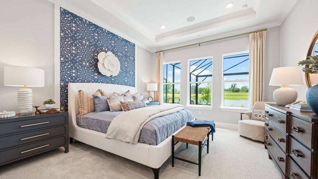 Representative furnished interior of a home built from the Lazio II by Taylor Morrison in Esplanade at Azario Lakewood Ranch, Lakewood Ranch (Image 12). Representative furnished interior of a home built from the Lazio II by Taylor Morrison in Esplanade at Azario Lakewood Ranch, Lakewood Ranch (Image 12).