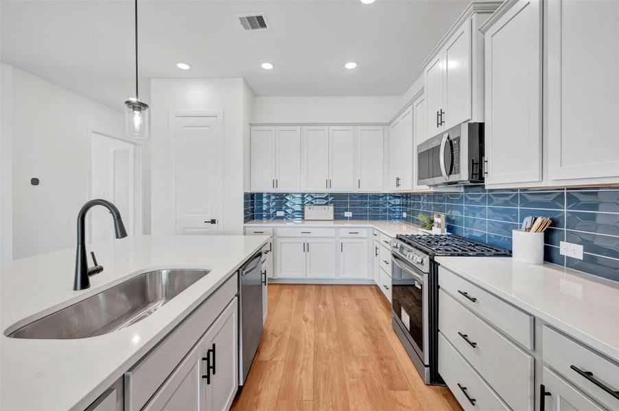 Furnished interior view inside a new home in Jordan Ranch - Terrace Collection, Fulshear (Image 11).