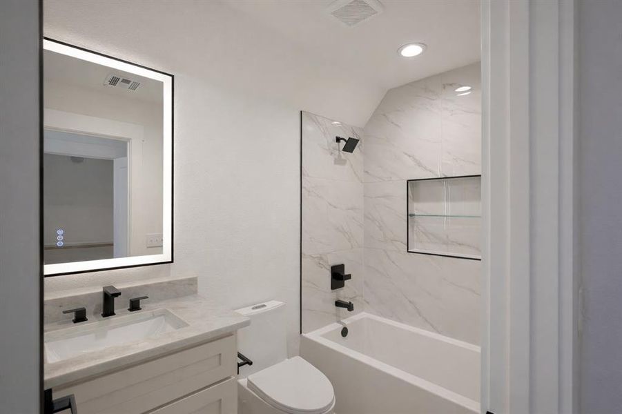 Furnished interior view inside a new home in , Pottsboro (Image 8).