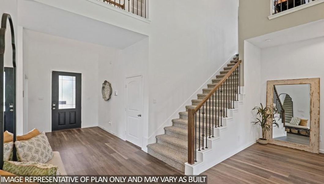 Furnished interior view inside a new home in Hills of Westlake, Conroe (Image 11).