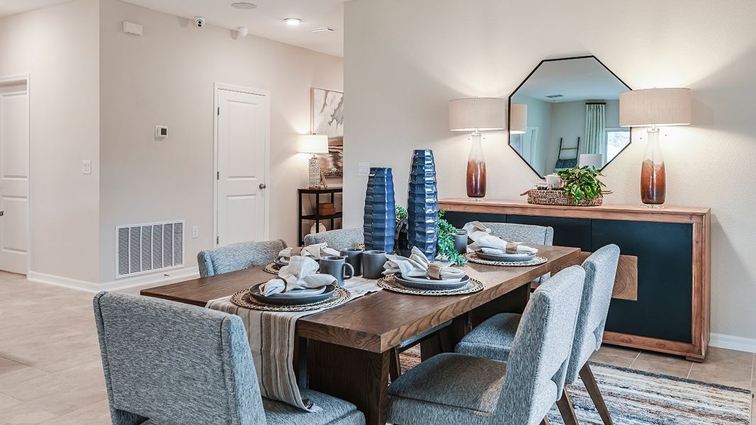 Furnished interior view inside a new home in Coopers Meadow, Jacksonville (Image 14). Furnished interior view inside a new home in Coopers Meadow, Jacksonville (Image 14).