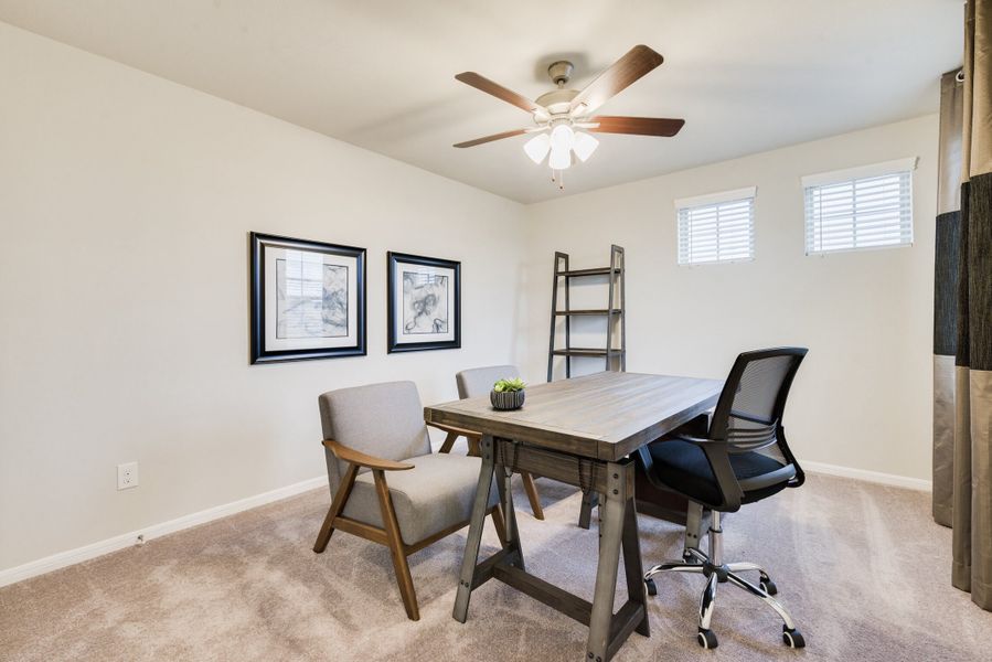 Representative furnished interior of a home built from the Floor Plan 2102 by Colina Homes in Sunterra, Katy (Image 8). Representative furnished interior of a home built from the Floor Plan 2102 by Colina Homes in Sunterra, Katy (Image 8).
