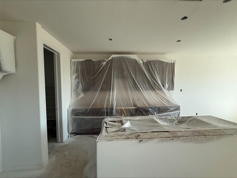 Actual progress of your home.