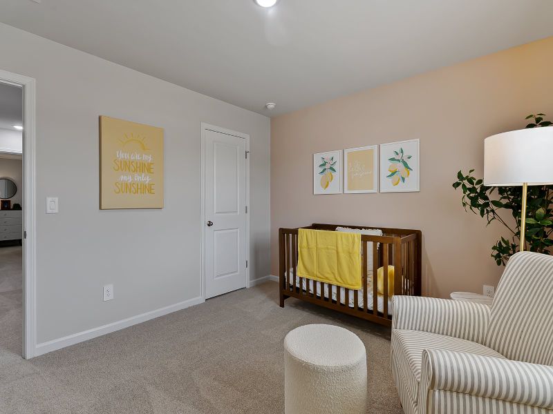 Furnished interior view inside a new home in Cadence Meadows, Zebulon (Image 30).