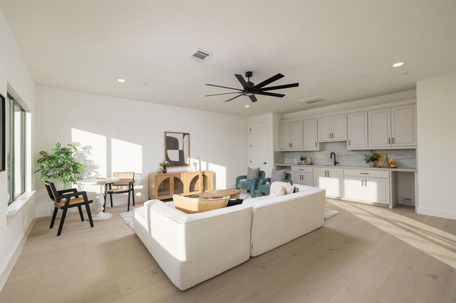Furnished interior view inside a new home in Dove Station, Grapevine (Image 26).