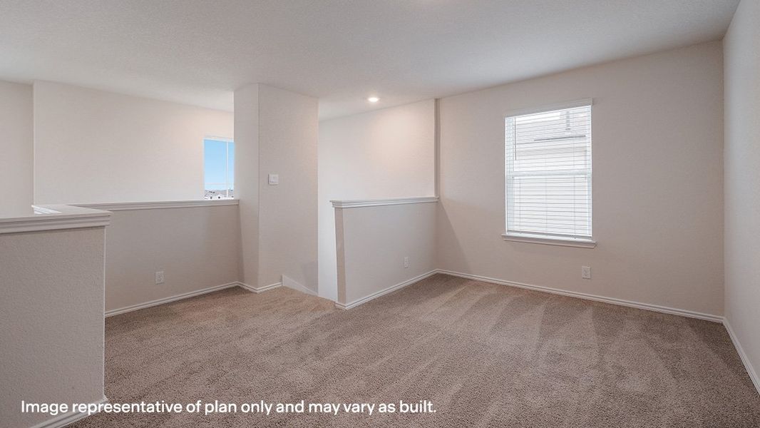 Spacious, unfurnished interior of a new home in Riverstone at Westpointe, San Antonio (Image 14).