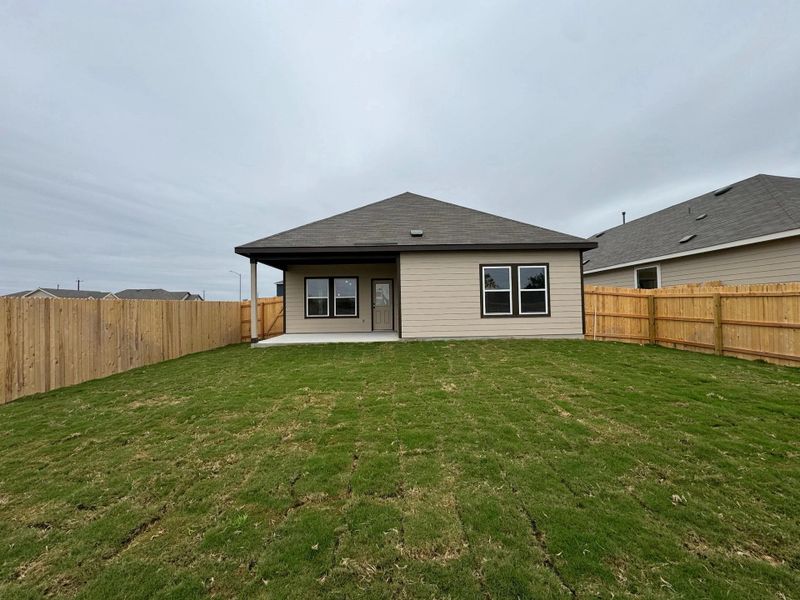 Rear Elevation Rear Elevation