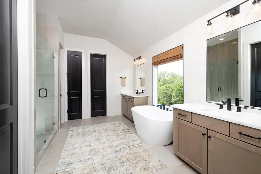 Representative furnished interior of a home built from the Comal by Ashton Woods in Saddlebrook Ranch, Schertz (Image 13).