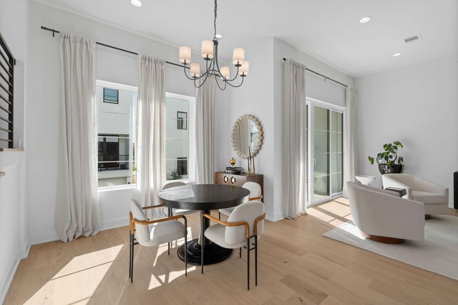 Furnished interior view inside a new home in , Houston (Image 41). Furnished interior view inside a new home in , Houston (Image 41).