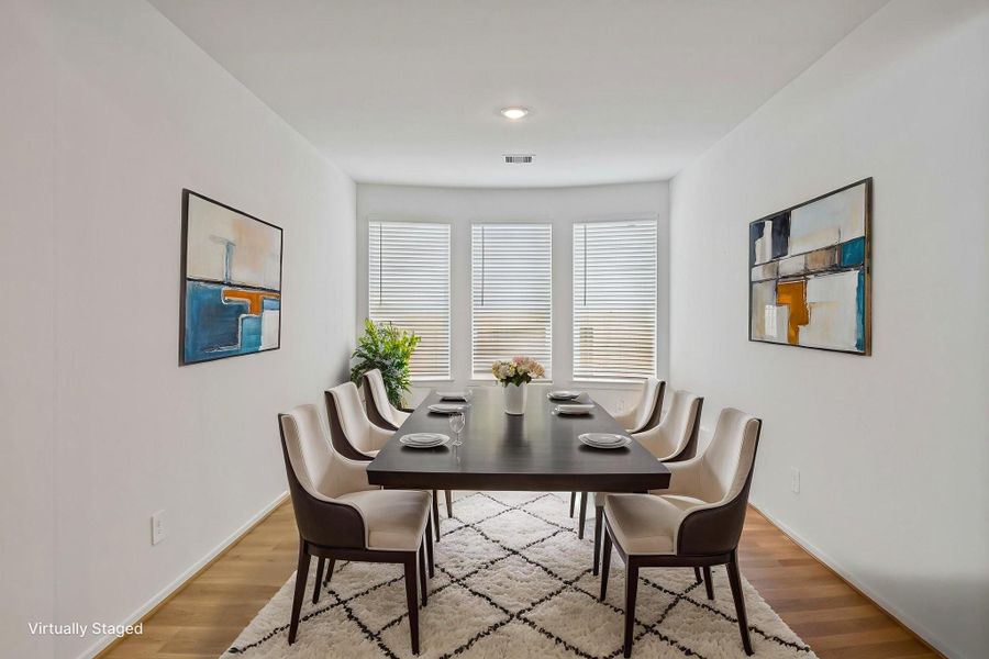 Furnished interior view inside a new home in Riviera Pines - Premier Series, Huffman (Image 8).