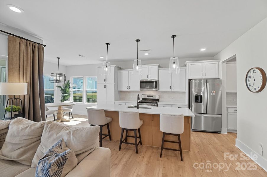 Furnished interior view inside a new home in , Monroe (Image 4).