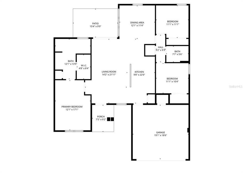 2D floor plan layout of this home in , Ocala, FL (Image 5).