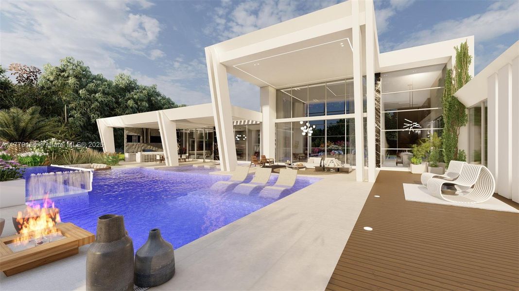 Furnished interior view inside a new home in , Delray Beach (Image 3). Furnished interior view inside a new home in , Delray Beach (Image 3).