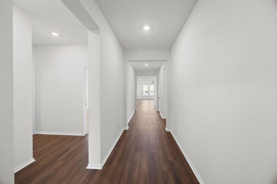 Spacious, unfurnished interior of a new home in Salerno - Classic Collection, Round Rock (Image 28).